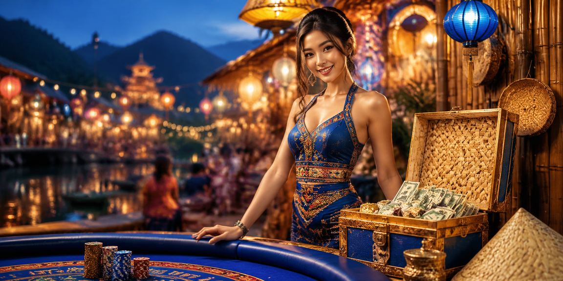 Người chơi tại Sapa đội nón lá truyền thống tham gia casino và cá cược trực tuyến